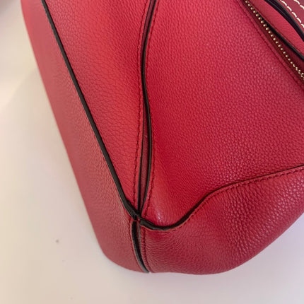 Loewe Puzzle bag small raspberry pink leather