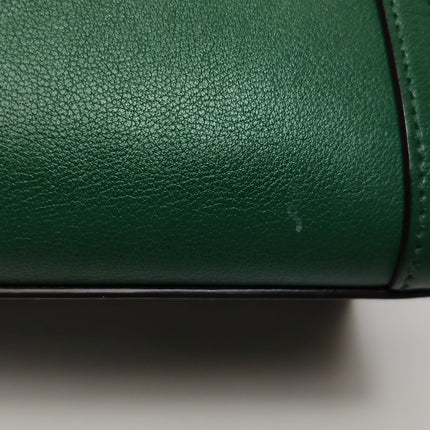 Gucci Diana Mini Green Leather Bag Bamboo Handle with Strap
