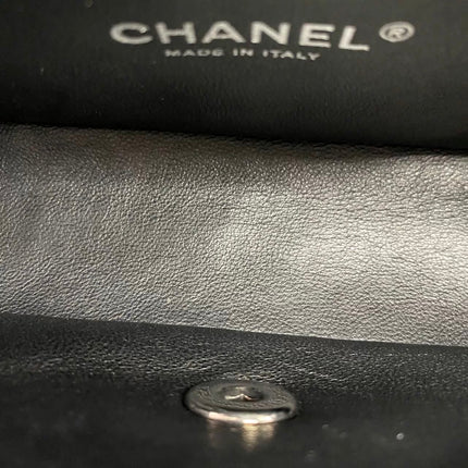 Chanel Classic Flap Mini Black Caviar Silver Hardware 2017-18
