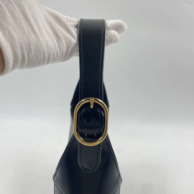 Sold Gucci Jackie 1961 Black Leather Bag with Adjustable Strap Giftable Condition