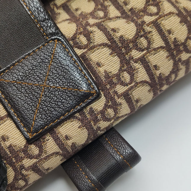 Dior Flight Medium Brown Oblique Monogram Shoulder Bag