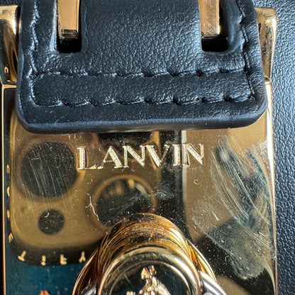 LANVIN Rateau Pencil Cat leather shoulder bag