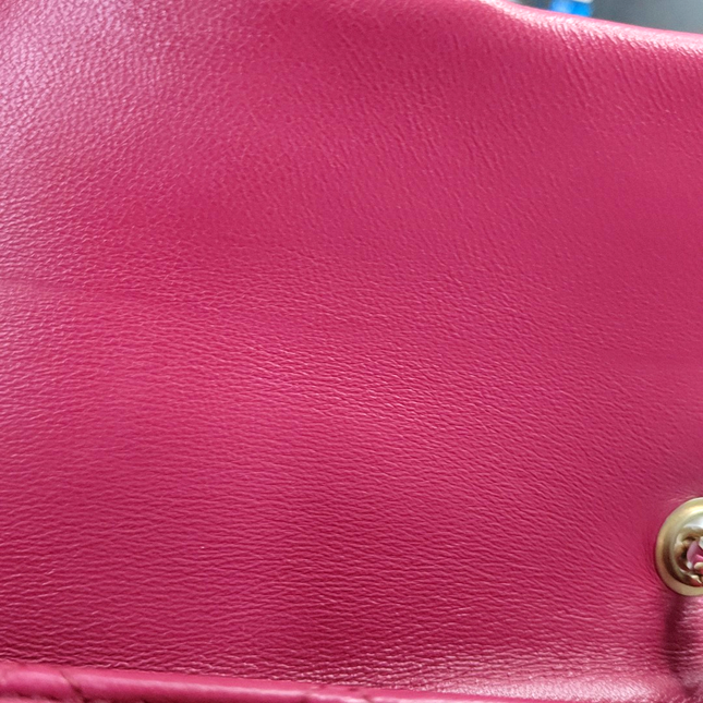 Chanel Classic Flap Rectangular Coco Crush Mini Rose Pink Lambskin Gold Hardware 2020