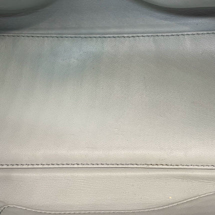 Loewe Amazona 29 Blue Leather Elephant Lock Silver-tone Hardware