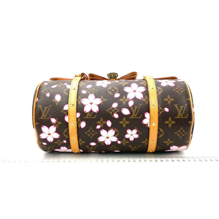 Louis Vuitton x Takashi Murakami Papillon 28 Cherry Blossom Monogram Handbag