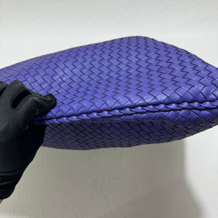 Sold Bottega Veneta Hobo Bag Large Purple Leather 50cm