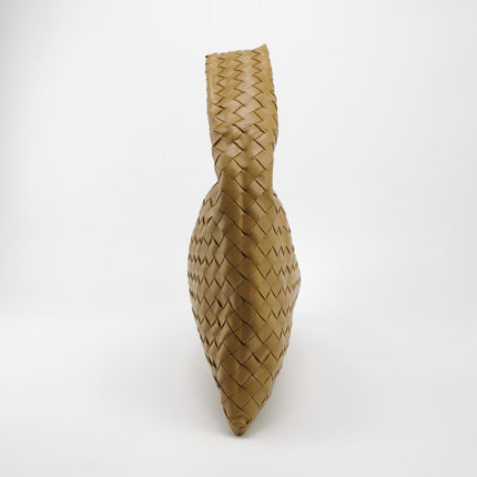 Bottega Veneta Hop Hobo Medium Leather Beige 46cm