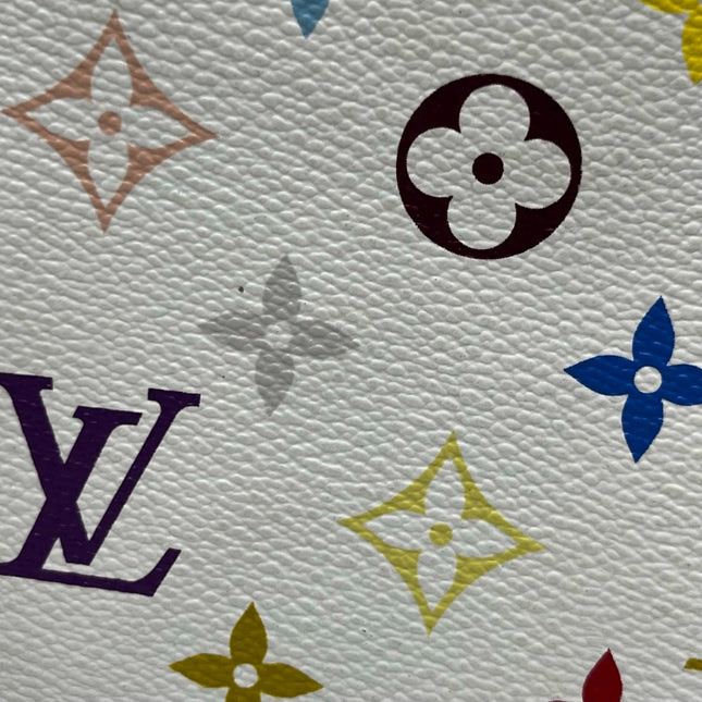 Louis Vuitton x Takashi Murakami Speedy 30 Lock White Multicolor