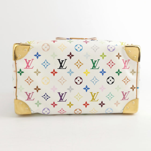 Louis Vuitton x Takashi Murakami Speedy 30 Lock White Multicolor