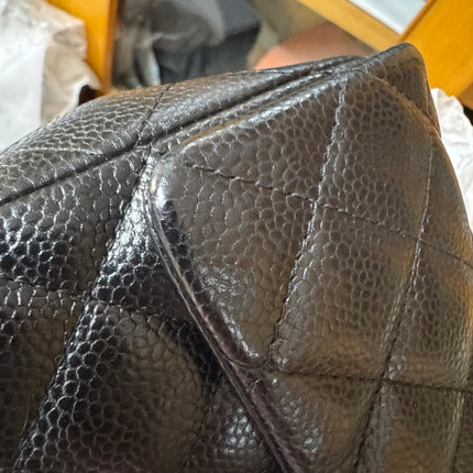 Chanel Classic Flap Mini Black Caviar Silver Hardware 2015-2016