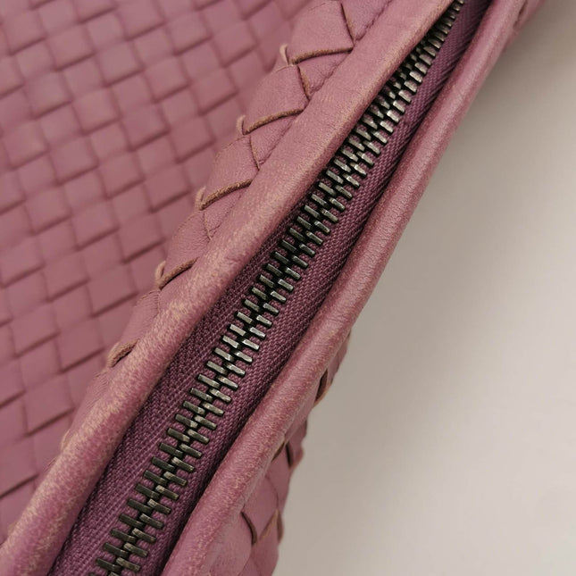 Bottega Veneta Hobo Bag Lambskin leather Purple Medium 40cm