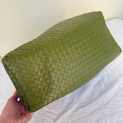 Bottega Veneta Shoulder Bag Avocado Green 38cm