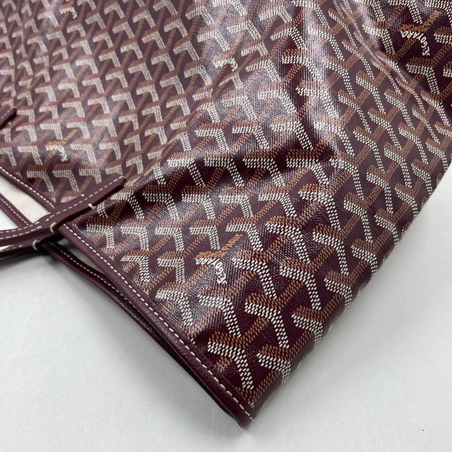 Sold Goyard Saint Louis PM Tote Medium Burgundy
