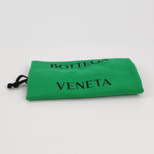 Bottega Veneta Pouch Mini Metallic Green Intrecciato Leather