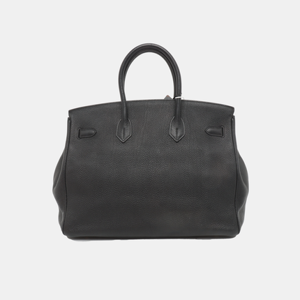 Hermes Birkin 35 Recolored Black Togo Calfskin Leather Gold-tone Hardware 2010