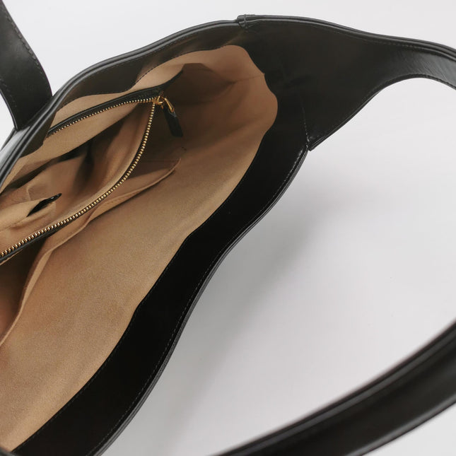 Gucci Jackie 1961 Medium Black Leather Bag No Strap