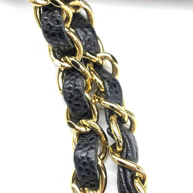Chanel Classic Flap Medium 2014 Black Caviar Leather Gold Hardware