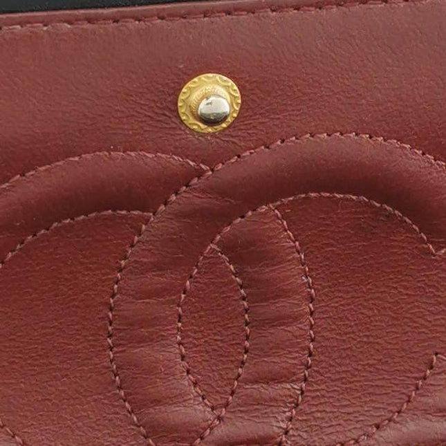 Sold Chanel Classic Flap Vintage Black Lambskin Leather with 24k Gold Hardware