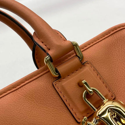 Loewe Amazona 28 in Orange Leather Goat Special Edition