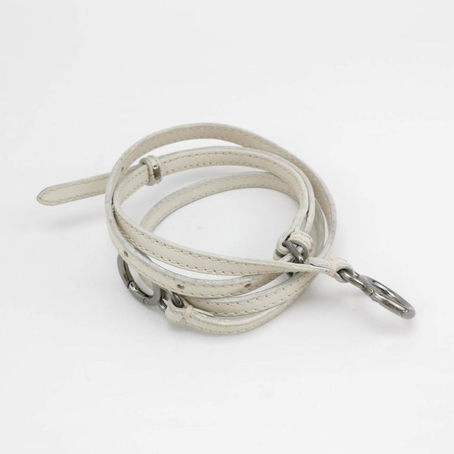 Fendi Peekaboo Mini White Leather Corssbody Bag