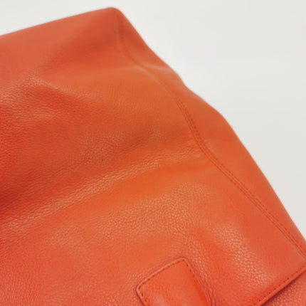 Chanel Cerf Executive Tall Red Leather Handbag 30cm