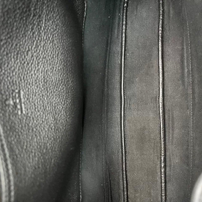 Gucci Jackie 1961 Black Large Pebbled Leather Shoulder Bag with Strap