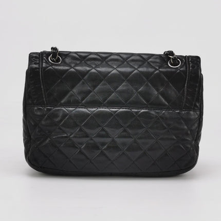Chanel Istanbul Flap Bag 2011 Medium Leather and Knot Chain Redyed Black