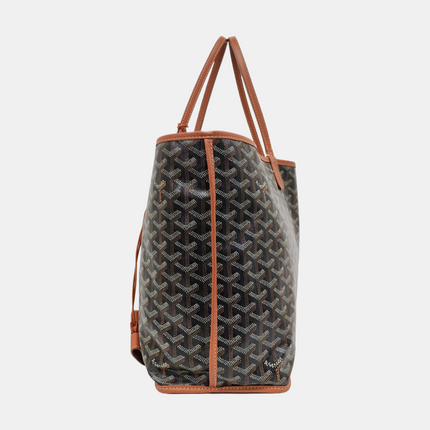 Goyard Anjou PM Medium Tote Brown Reversible Leather Lining