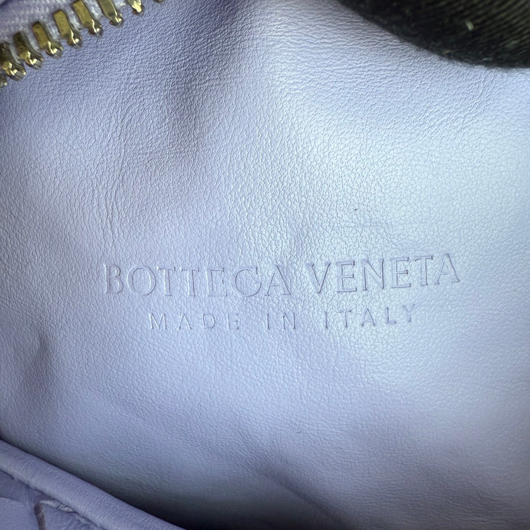 Bottega Veneta Teen Jodie Small Lambskin Leather Lightening Lilac Purple 36cm