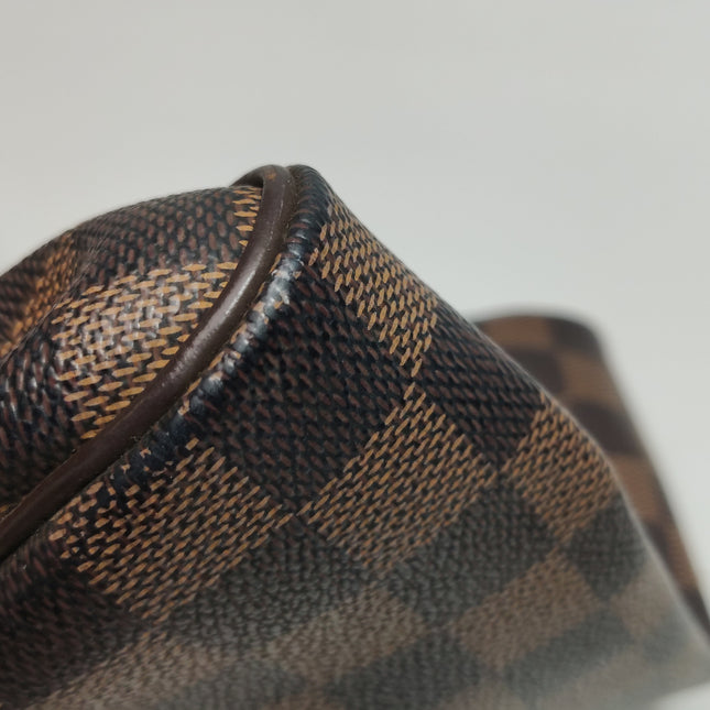 Louis Vuitton Eva Brown Damier Ebene Monogram Shoulder Bag with Strap