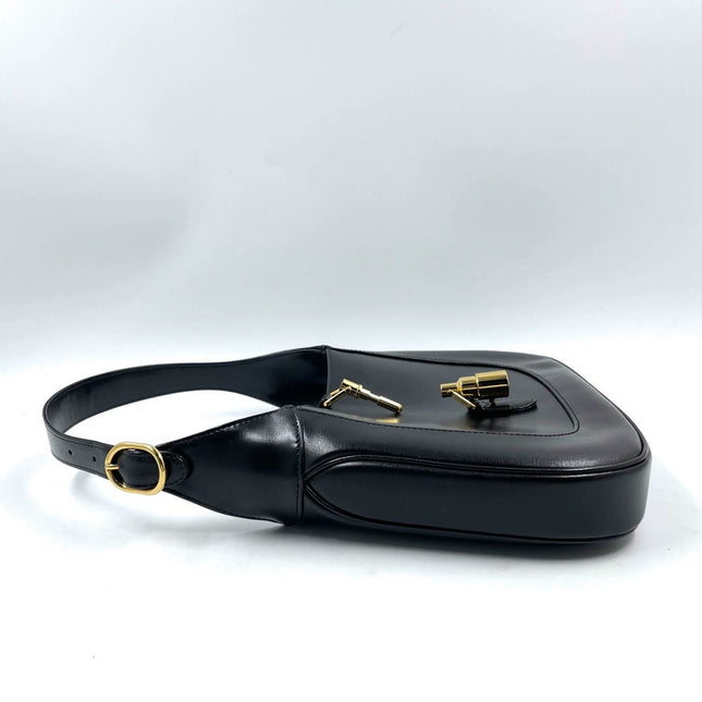 Sold Gucci Jackie 1961 Black Leather Bag Small without Strap
