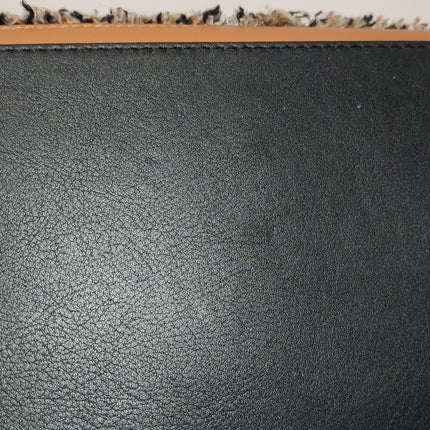 Loewe Puzzle Medium Brown Leather and Tweed Shoulder Bag