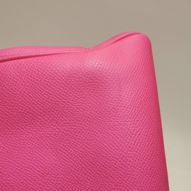 Hermes Kelly 32 Retourne E5 Rose Tyrien Pink Epsom Leather Palladium Hardware 2011