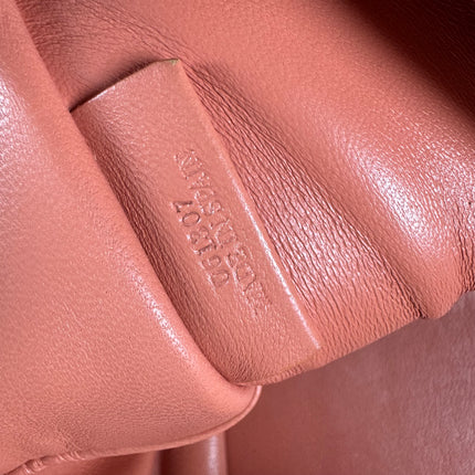 Loewe Amazona Medium 36 Light Coral Leather With Strap Goat Animal Lock