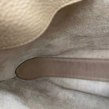 Gucci Jackie Beige Sand Leather Silver Hardware