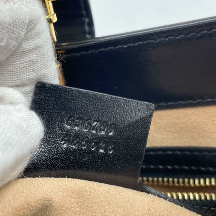 Sold Gucci Jackie 1961 Black Leather Bag with Adjustable Strap