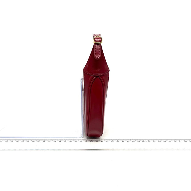 Sold Gucci Jackie 1961 Mini Red Burgundy Leather Bag