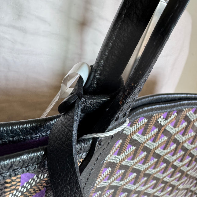 Goyard Special Edition Saint Louis PM Tote Medium Black Violet 2020