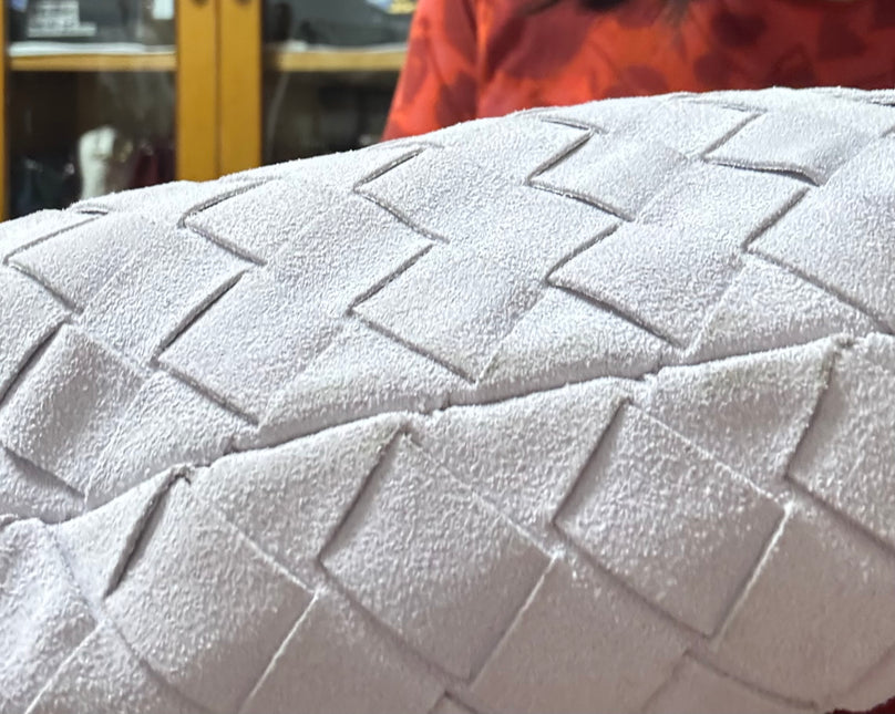 Bottega Veneta Teen Jodie Suede Washed Purple