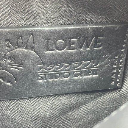 Loewe x Howl's Moving Castle Studio Ghibli Collection Puzzle Calcifer Mini Black Crossbody Bag