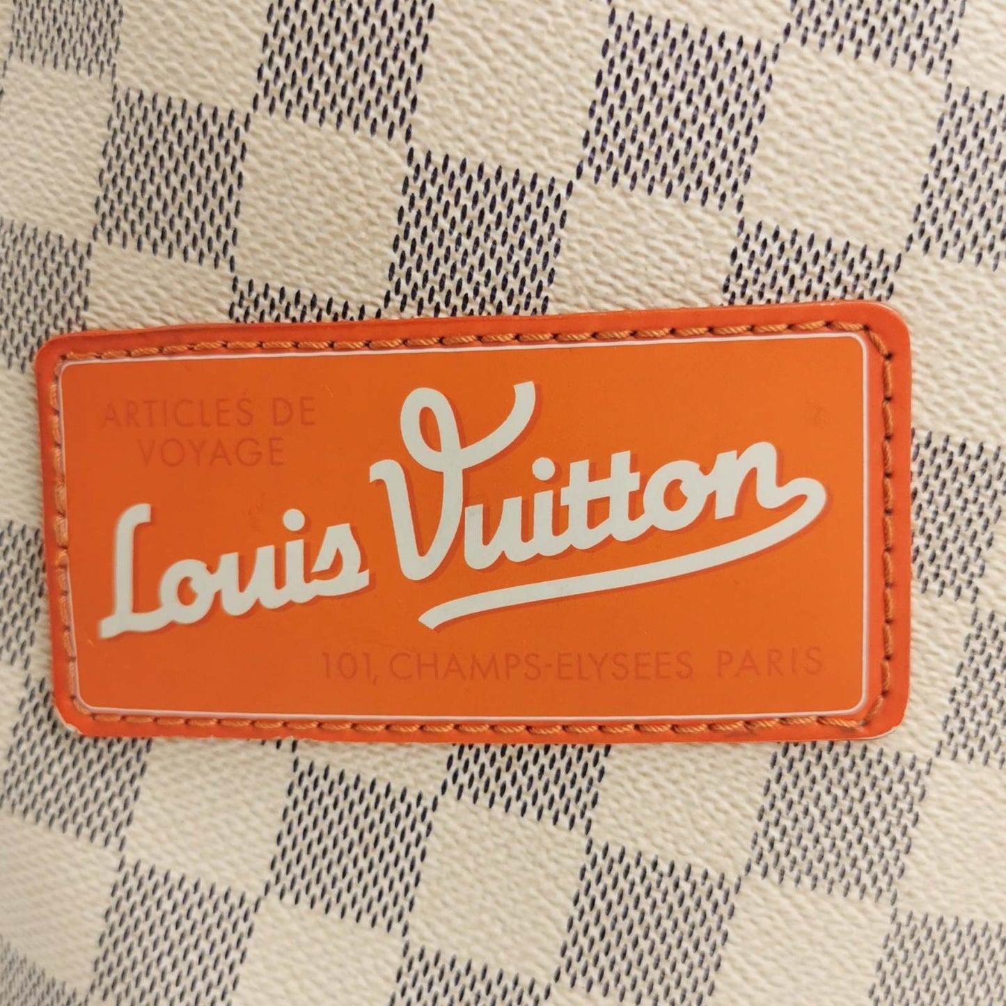 Louis Vuitton Damier Azur Summer Trunks Neverfull MM White