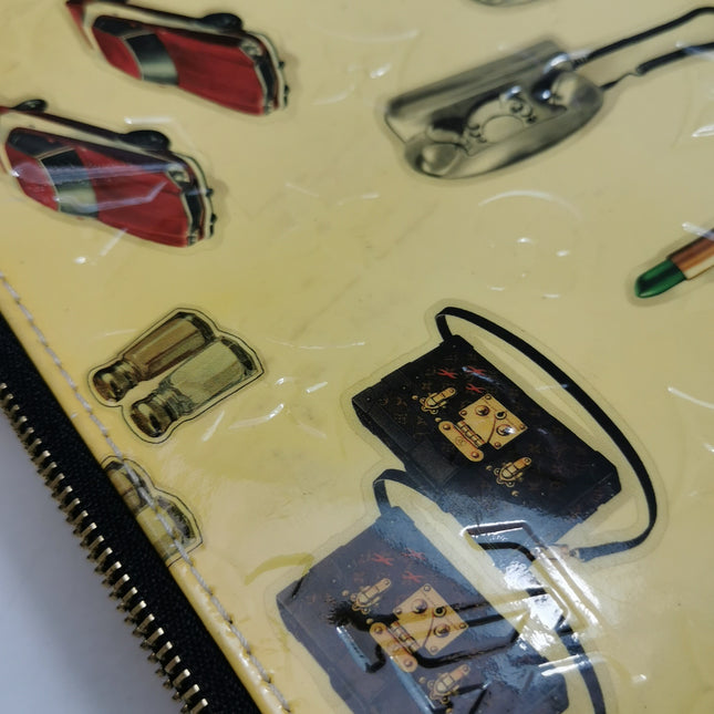 Louis Vuitton Vernis Sticker Pochette Accessoire Beige Patent Leather
