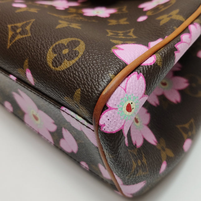 Louis Vuitton x Takashi Murakami Cherry Blossom Sack Reto PM Monogram Handbag