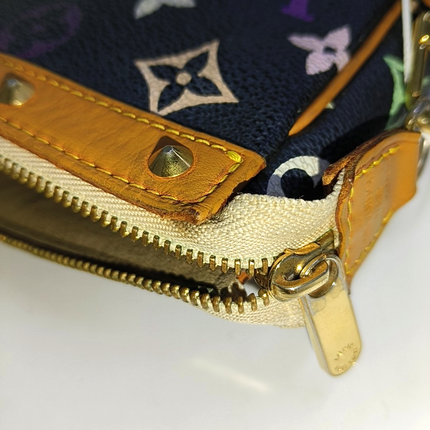 Louis Vuitton x Takashi Murakami Pochette Accessoire Black Multicolor