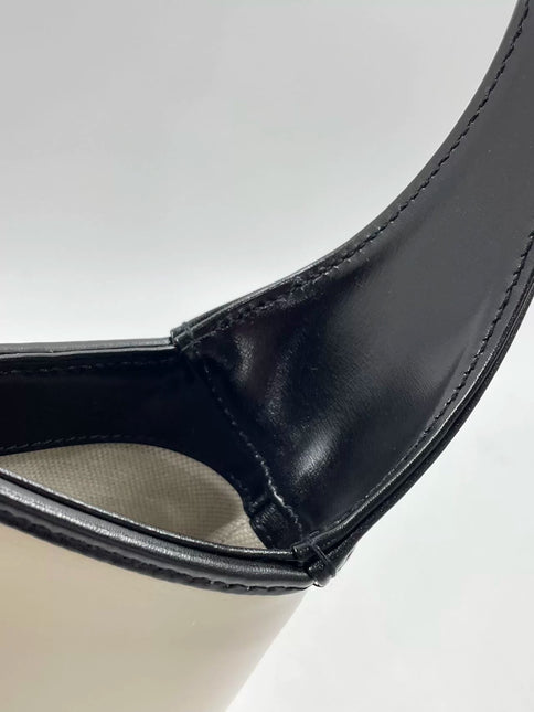 Gucci Jackie 1961 Black & White Leather Bag Small