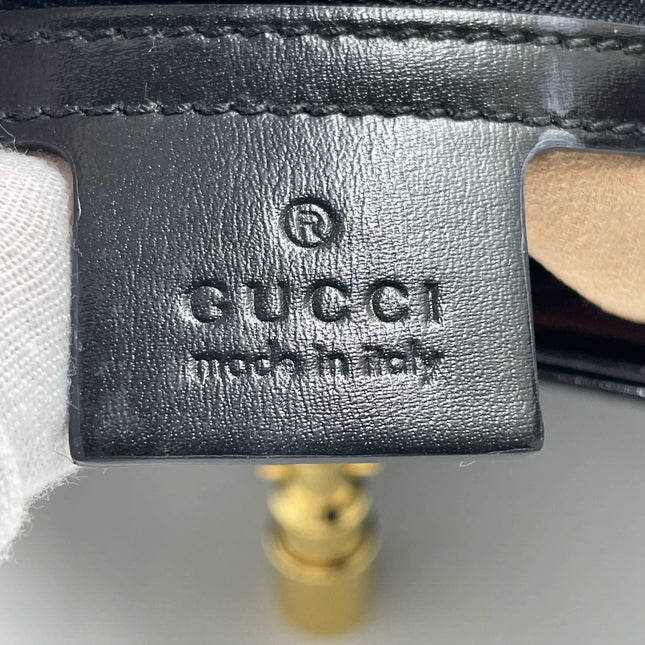 Sold Gucci Jackie 1961 Black Leather Bag Small without Strap