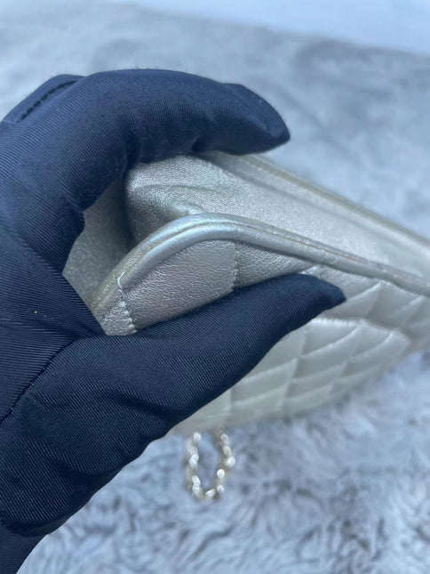 Sold Chanel Wallet on Chain WOC Gold Lambskin Leather