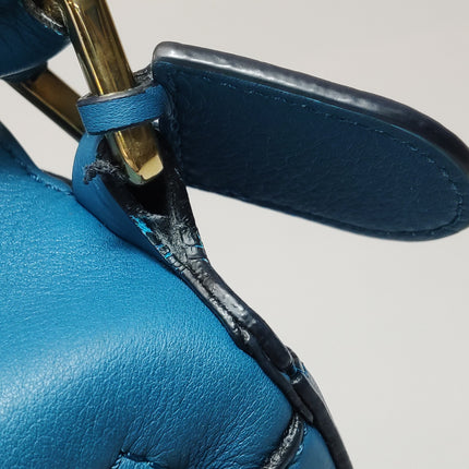 Loewe x Spirited Away Studio Ghibli Collection Puzzle Small Blue Crossbody Bag