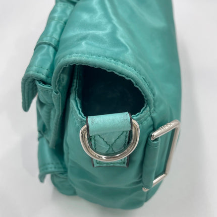 Fendi Baguette Cargo Multipocket Tiffany Blue Nylon 3-way Bag