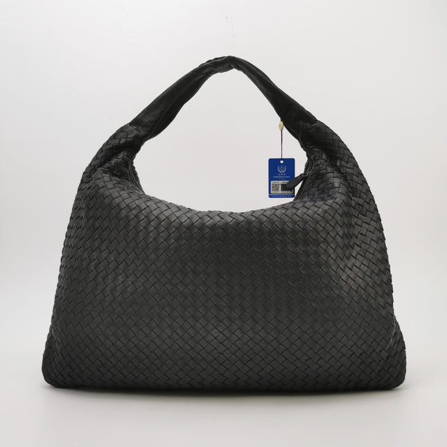 Bottega Veneta Hobo Maxi Midnight Navy Black leather 50cm